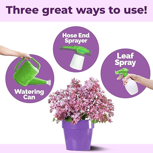 Lilac Fertilizer – Liquid Plant Food for More Blooms, Sweet Fragrance & Healthy Shrub Growth, 8 oz