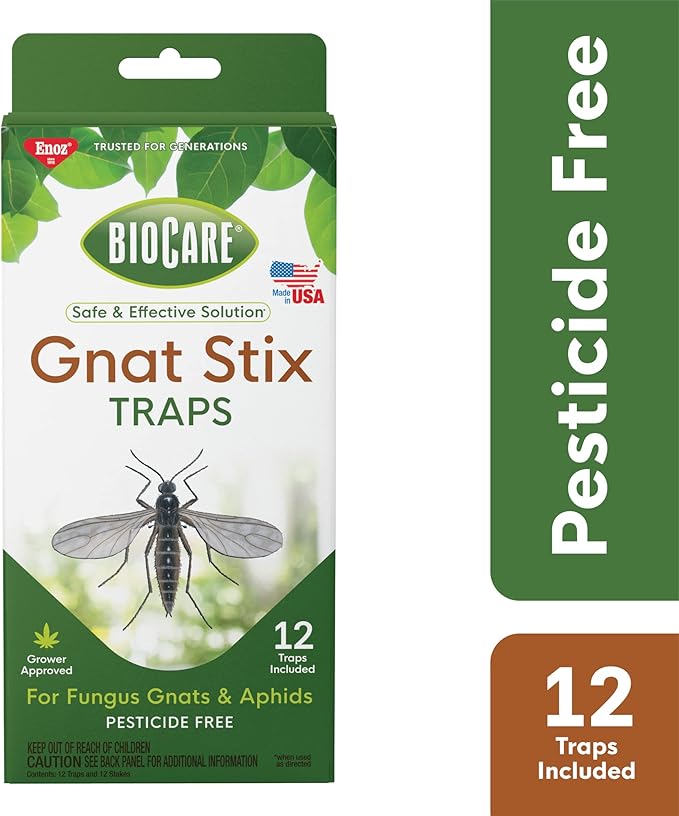 Springstar, S5333 BioCare Gnat Stix, Brown, (Pack of 12)
