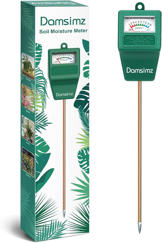 Soil Moisture Meter, Plant Moisture Meter, Plant Water Meter Hydrometer for Plants Care, Gardening, Farming, Indoor and Outdoor Plants, No Battery Needed