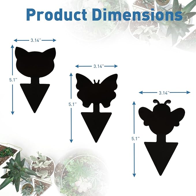 120 Pack Fruit Fly Traps for Indoor Outdoor, 3 Shapes Black Sticky Bug Traps, Double-Side Fungus Gnat Killer for Houseplants, Mosquitos, Flying Insects