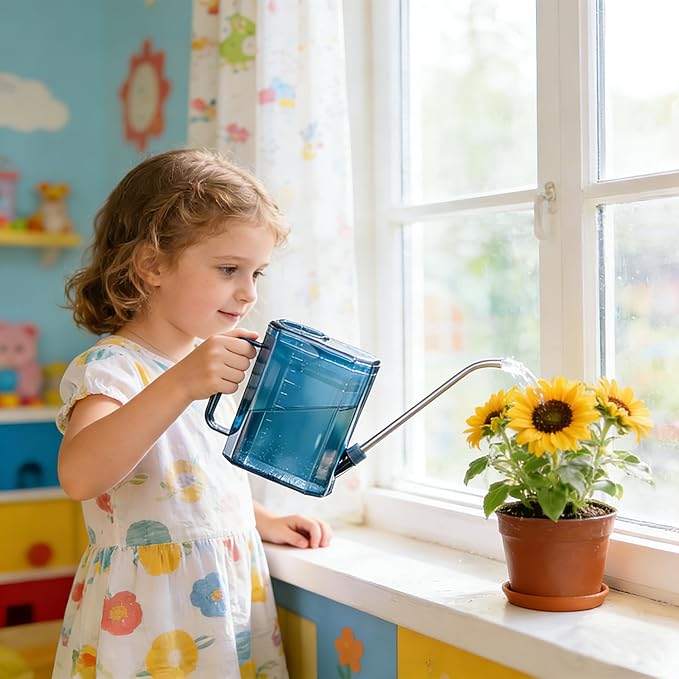 34oz Watering Can with Long Spout Indoor & Outdoor Water Can Pot for House Plant Garden Flower