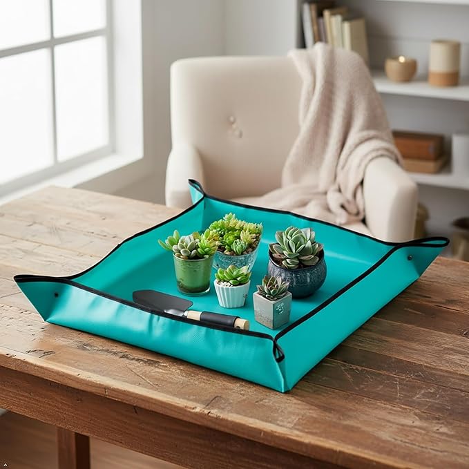 Plant Repotting Mat for Plants, Gardening Hand Tools for Gardeners, PE, 39.4x39.4in(100x100cm)