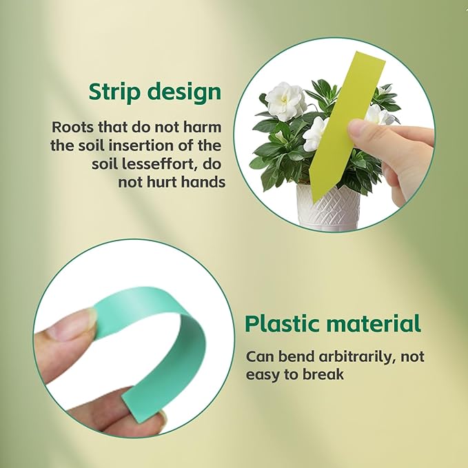 Plant Markers Garden Labels 360 Pcs Plastic Plant Labels Name Tags with Permanent Marking Pen for Seedlings Outdoor Nursery Garden Identification Stakes Tags Pot Marker 6 Colors