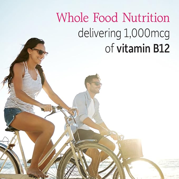 Garden of Life Vitamin Code Raw B-12 - 30 Capsules, 1,000mcg Whole Food B12 Methylcobalamin for Energy, Vegan Methylcobalamin Vitamin plus Probiotics and Enzymes, Gluten Free Supplements