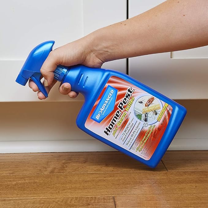 BioAdvanced Home Pest Germ Killer Indoor & Outdoor Insect Killer, Ready-to-Use, 24 oz