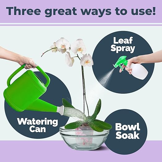 Orchid Plant Food – Liquid Fertilizer for Reblooming, Longer-Lasting Flowers & Healthy Roots, 8 oz