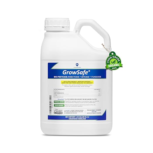 AgroMagen, GrowSafe Bio-Pesticide, Organic and Natural Miticide, Fungicide and Insecticide (1.45 Gal)