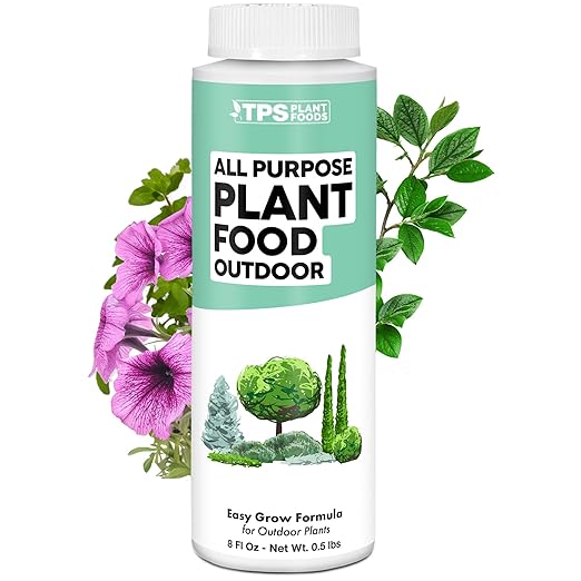 Plant Food Outdoor – Liquid Plant Fertilizer for All Plants, Vigorous Growth & Strong Roots, 8 oz