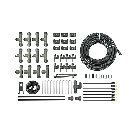 Vego Garden Irrigation Kit - Drip Irrigation System for Raised Garden Beds, Efficient Watering Solution for Vegetables, Flowers, and Plants, Easy DIY Installation (M)