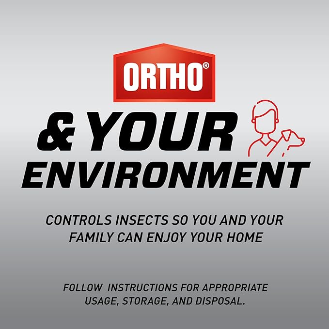 Ortho Home Defense Max Indoor Insect Barrier Battery-Powered Sprayer - Ready-To-Use Indoor Bug Spray, Kills Ants, Roaches, Spiders, Fleas and Ticks, 1.5 L
