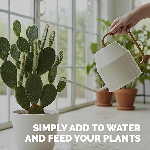Cactus Fertilizer – Liquid Plant Food for All Cacti, Supports Healthy Cactus Growth & Blooming, 1 Gallon