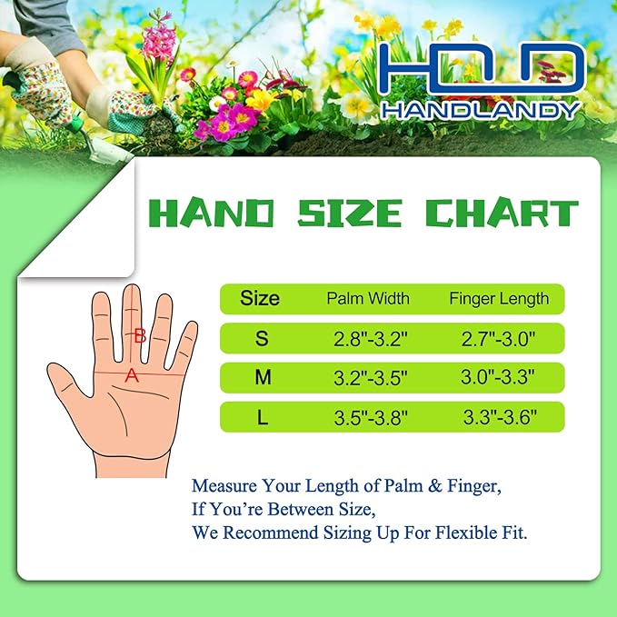 HANDLANDY Long Gardening Gloves for Men & Women, Thorn Proof Rose Pruning Gloves Leather Gauntlets Garden Glove Yard Work Glove (Warm Brown, Medium)