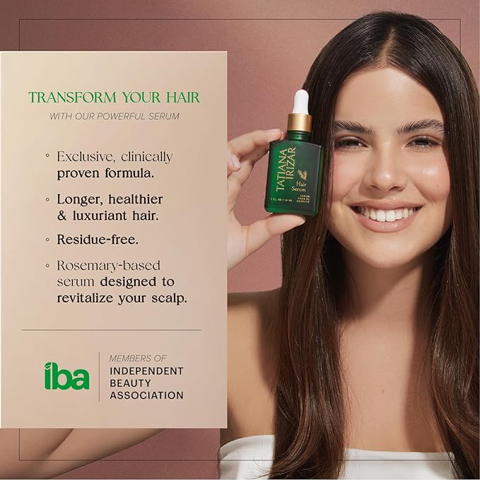 Caffeine Hair Growth Serum Women Made in USA - Scalp Serum Hair Growth Non-Greasy Biotin Rosemary, Amla & Caffeine - 1 Fl.Oz Natural Residue-Free - Gotero Anticaida y Crecimiento - Regrowth Treatment