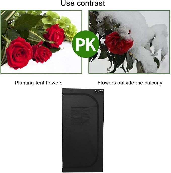 Plant Grow Tent, Home Use Hydroponic Plant Grow Tent with Observation Window and Floor Tray, 80x80x160cm High Density 600D Waterproof Oxford Cloth Grow Tent for Indoor Growing
