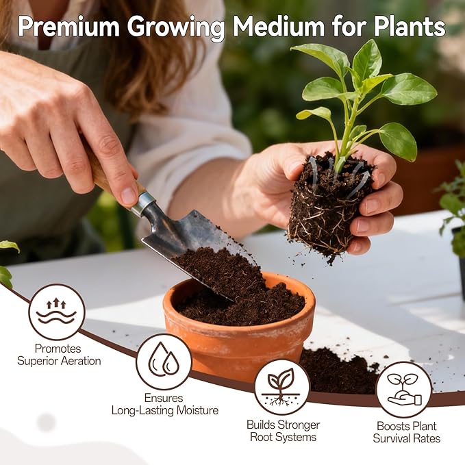 Halatool 100 Pcs Coco Coir Pellets, Coconut Soil Pellets for Seed Starting, Potting Soil Mix, Cat Grass Soil, Compressed Dirt Pods for Plants, Vegetables, Fruits, Flowers