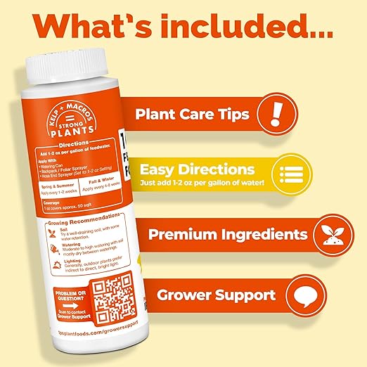 10-10-10 Fertilizer for Plants – Liquid Plant Food for Balanced Nutrition, Strong Roots & Healthy Growth, 32 oz