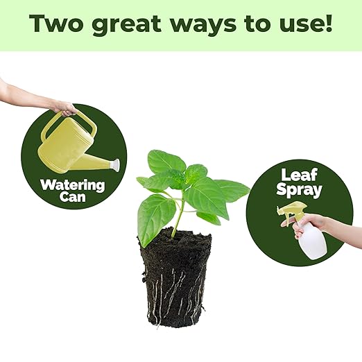 Transplant Fertilizer – Liquid Plant Food for Faster Root Establishment, Reduced Transplant Shock & Healthy New Growth, 32 oz