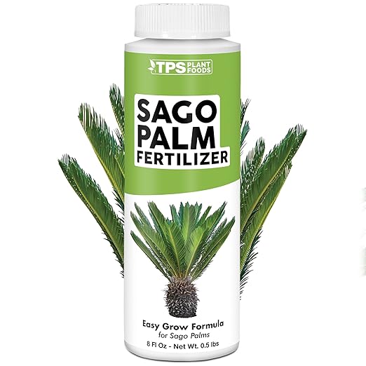 Sago Palm Fertilizer – Liquid Plant Food for Rich Green Fronds, Stronger Roots & Healthy New Growth, 8 oz