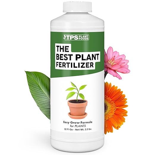 The Best Plant Fertilizer – Liquid Plant Food for Lush Growth, Stronger Roots & Vibrant Plant Health, 32 oz