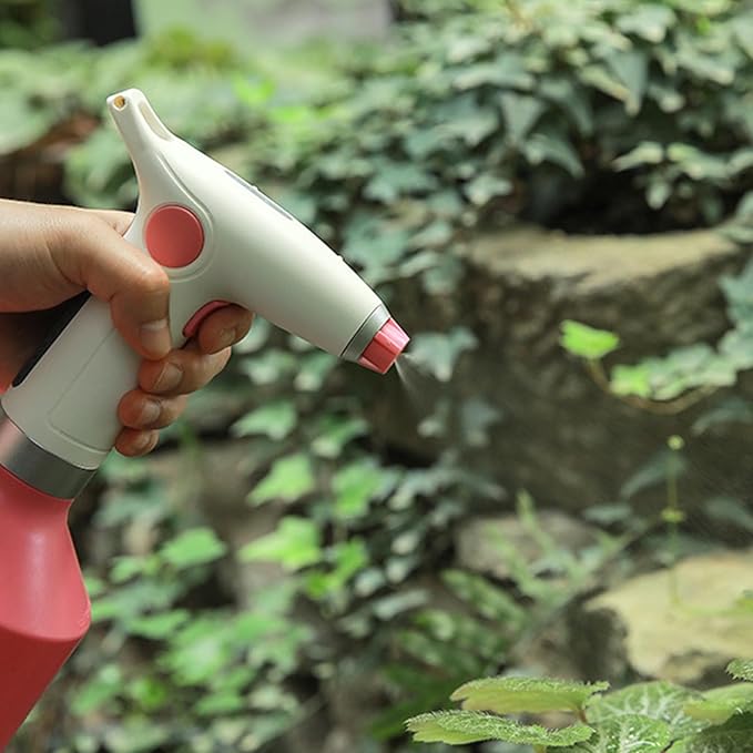 Electric Sprayer, 1000ml Electric Spray Bottle with Adjustable Nozzle, Waterproof Water Sprayer, Rechargeable Plant Mister for Garden Indoor Outdoor, Style 2 Automatic Spray Bottle Water Sprayer