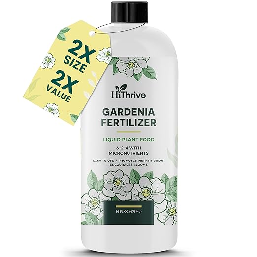 16oz Gardenia Fertilizer - Makes 96 Gallons of Indoor Plant Food for Gardenia Plants Live, Nutrient-Rich Outdoor & Indoor Plant Fertilizer, Flower Food for Vibrant Growth and Beautiful Blooms