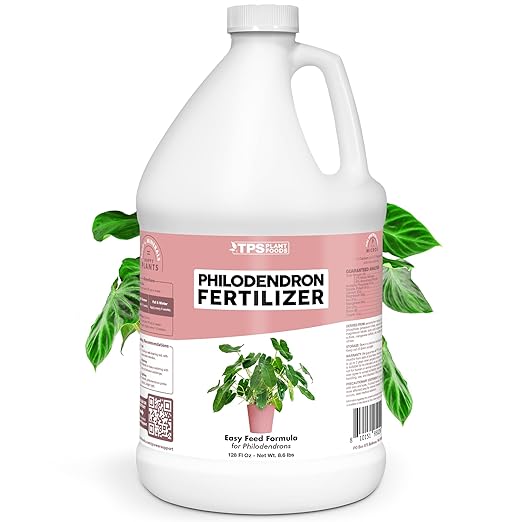 Philodendron Fertilizer – Liquid Plant Food for Bigger Leaves, Lush Foliage & Steady New Growth, 1 Gallon