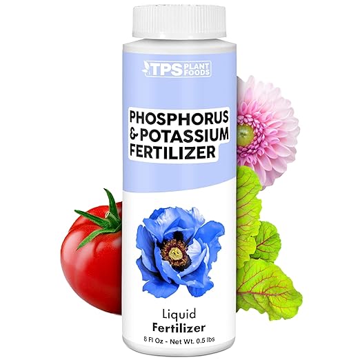 Phosphorus & Potassium Fertilizer – Liquid Bloom Booster for Strong Roots, Better Blooms & Improved Fruit Development, 8 oz