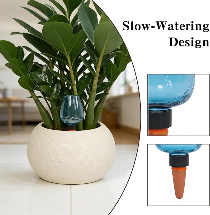 Self Watering Globes for Indoor Plants, Water Bulbs,Plant Bulbs for Watering 3-Pack, Slow Design, Indoors and Outdoors Plant Care