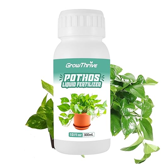 Organic Pothos Plant Food Liquid Fertilizer (10 oz) - Probiotic Nutrient Solution for Indoor Houseplants, Vibrant Leaves & Root Growth