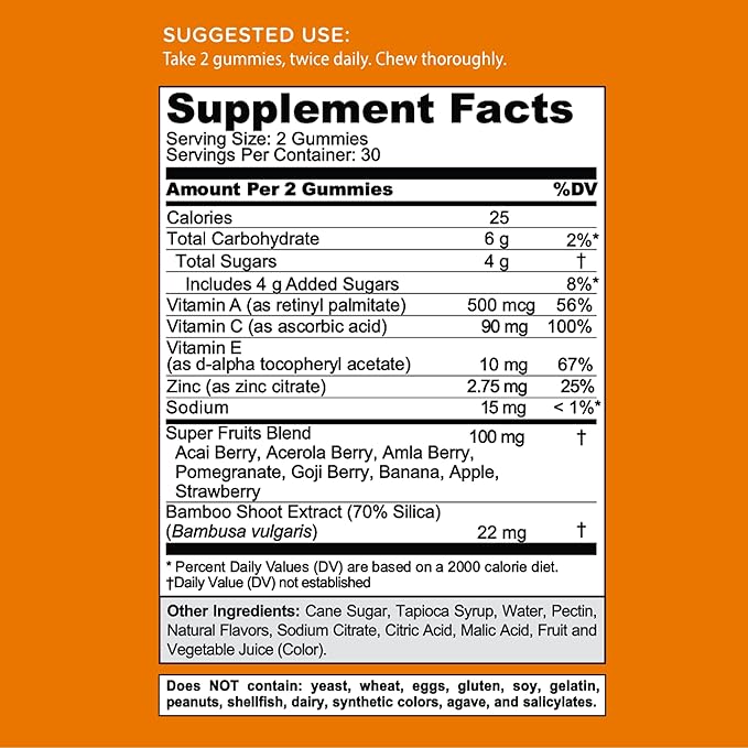 Goli Nutritional Supplement, SuperFruits Beauty Gummy Vitamin - 120 Count - Collagen-Promoting Ingredients - Mixed Fruit, Vegan, Plant-Based, Non-GMO, Gluten & Gelatin Free
