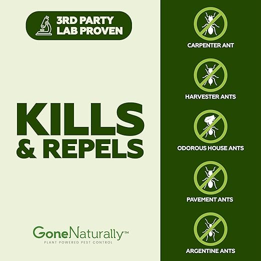 Ant Killer– Peppermint Oil Ant Spray for Indoor & Outdoor Use– Natural Ant Repellent & Ant Killer for Home– Safe for Kids & Pets Pest Control Solution (16oz)