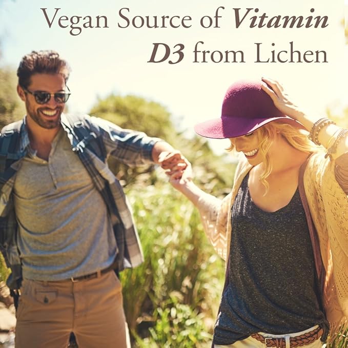 Garden of Life Organics Vegan Vitamin D3 for Women and Men,Liquid 1000 IU Per Spray,D3 Plus Omegas - Vanilla Flavor - 125 Servings - 2fl oz Liquid Whole Food Vitamin Supplement,(Pack of 2)