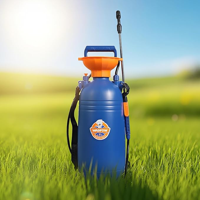 WADFOW 2.11 Gallon Pump Pressure Sprayer, Lawn & Garden Water Spray Bottle for Pests Controlling, Garden Watering and Household Cleaning
