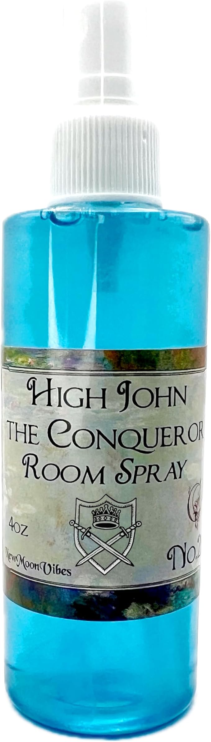 High John the Conqueror Room Spray by New Moon Vibes - Power Protection Prosperity Success Clear Pathways Spells Rituals - Handmade with Essential Oils - Wicca Pagan Hoodoo Magick Manifestation
