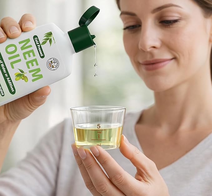 Neem Oil – 100 ml Pure, Cold-Pressed, Plant-Based Oil for Indoor & Outdoor Plant Care, DIY Mixing Concentrate