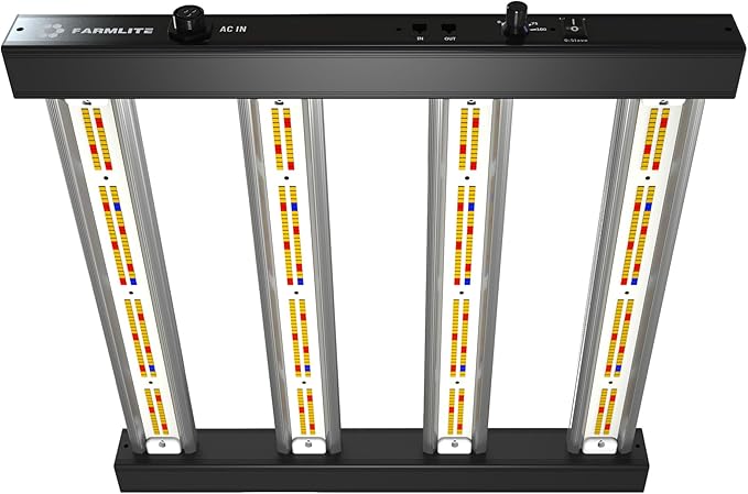 Grow Light FARMLITE Grow Lights for Indoor Plants Full Spectrum LED Growing Light Plant Hanging Growing Bar Lamps Seedling Daisy Chain Dimmable Board 2x2ft Coverage (150, Watts)