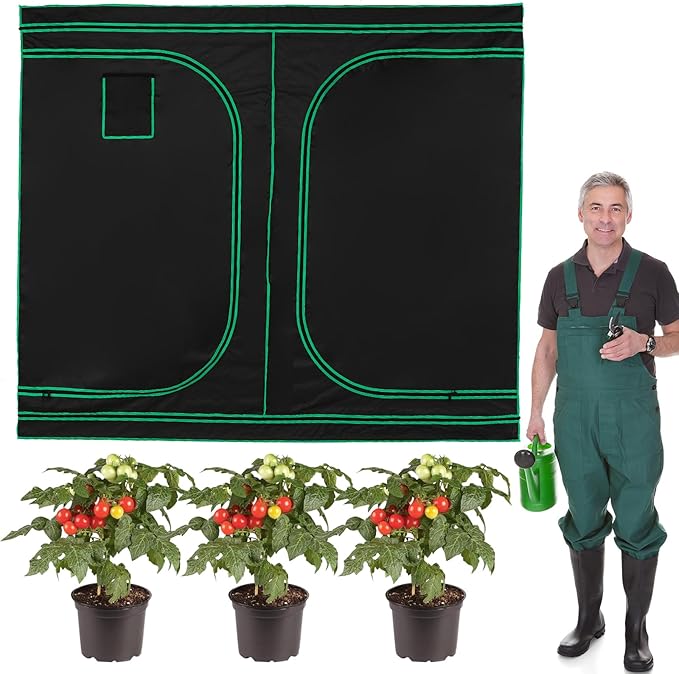 94x47x78inch Grow Tent for Indoor Plants 600D Oxford Fabric Hydroponic Grow Tent with Observation Window for Plant Fruit Flower Veg Growing