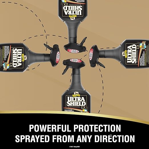 Absorbine UltraShield EX 32oz Sprayer Insecticide, Kills & Repels Flies, Mosquitoes, Ticks, Fleas, Lice, Use on Horses, Dogs, Premises