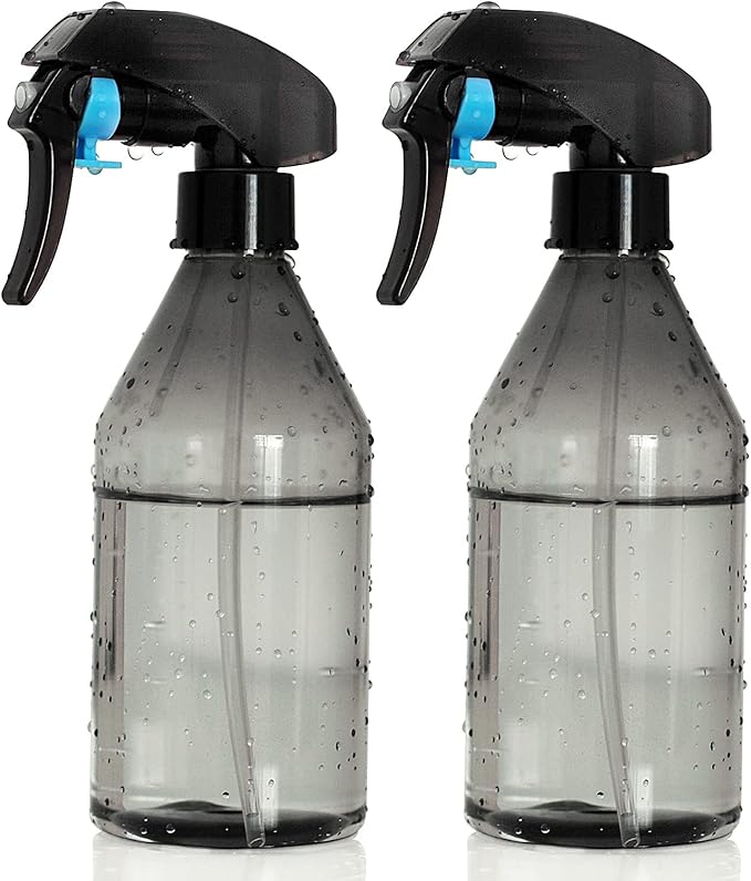 Plant Mister Water Spray Bottle - Fine Mist Spray Bottle for Flowers, Plants, Gardening, Cleaning Solutions - 10oz, Plastic