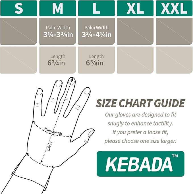 Kebada Gardening Gloves for Men, 2 Pairs Breathable Garden Gloves, Foam Latex Coated, Stretchable Knitting General Duty Work Gloves, Made from Recycled PET Bottles,Green & Gray, Large