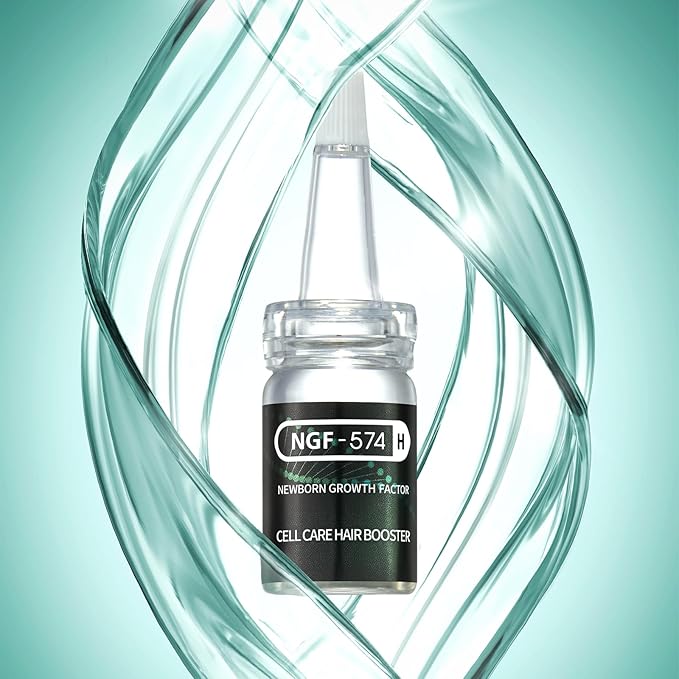 CELONIA 574H Bio Cell Care Hair Booster, Anti Hair Loss Cell Growth Factors Treatment, Stem Cell Serum For Hair Regrowth & Healthy Scalp, Intensive Care For Scalp, Crown & Hairline (5MLx10 Vials)