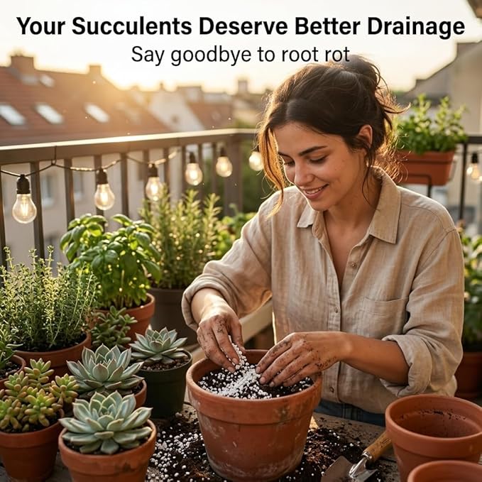 Doter Organic Perlite for Plants, Soil Amendment for Enhanced Drainage and Growth, Ideal for Potting Mixes (10 Quart)