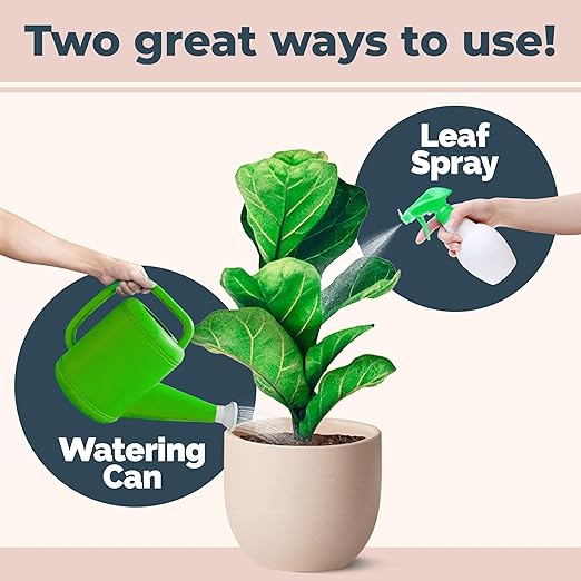 Fiddle Leaf Fig Plant Food – Liquid Plant Food for Bigger Leaves, Stronger Roots & Healthy New Growth, 32 oz
