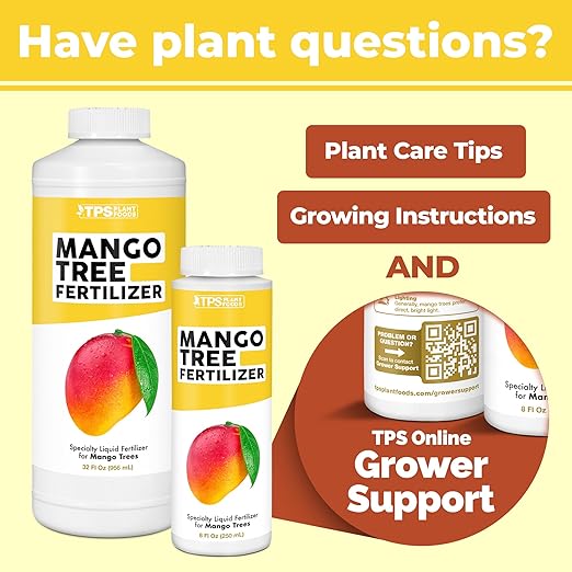 Mango Tree Fertilizer – Liquid Plant Food for More Fruit, Stronger Blossoms & Healthy Tree Growth, 32 oz