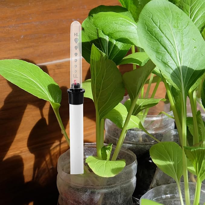 Totority Water Level Gauge for Flower Pots Accurate Soil Moisture Meter with Easy Installation Indoor and Outdoor Plant Water Indicator for Gardeners