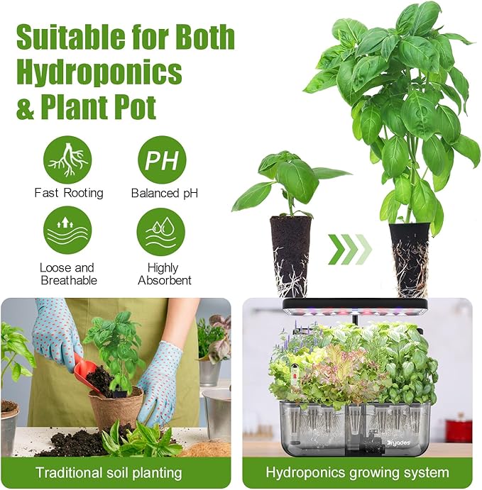 12-Pod Lettuce Seed Pod Kit for AeroGarden, iDoo, Ahopegarden Hydroponic Growing System, 350mg Seeds