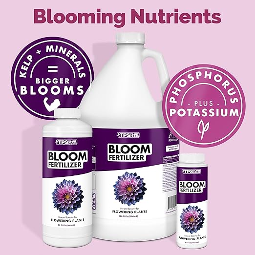 Bloom Fertilizer – Liquid Plant Food for More Blooms, Bigger Flowers & Stronger Bud Development, 8 oz