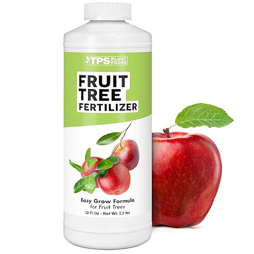 Fruit Tree Fertilizer – Liquid Plant Food for All Fruit Trees, Supports Heavy Blossoms, Bigger Harvests & Healthy Growth, 32 oz