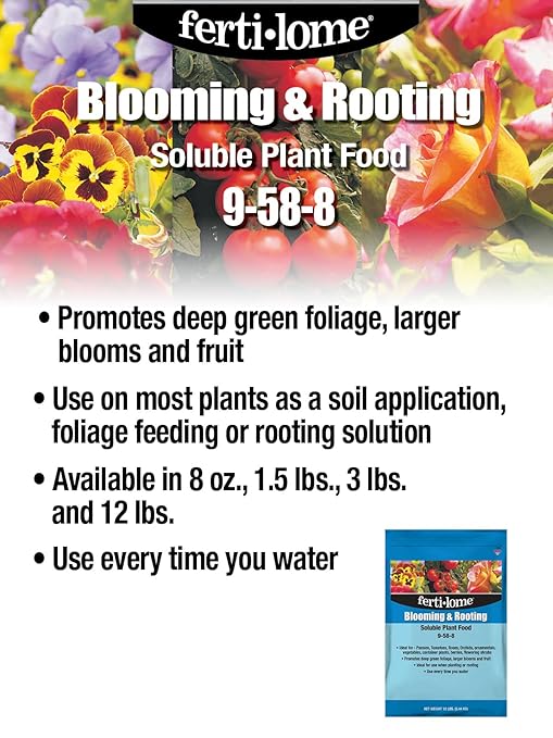 Fertilome (11775) Blooming & Rooting Soluble Plant Food 9-58-8 (12 lbs.)