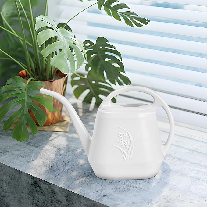 Plant Watering Can - 1/2 Gallon - White
